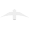 Ekena Millwork Bellingham Architectural Grade PVC Gable Bracket, 36"W x 10 1/2"H x 2"D x 4"F, 7/12 Pitch GBP036X11X0204BEL00 - alternate 5